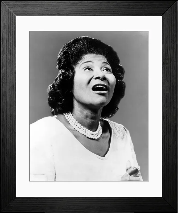 Framed Print : Mahalia Jackson, ca. 1962 Framed Print : Mahalia Jackson, ca. 1962