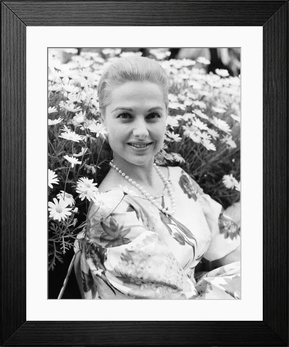 Framed Print : Martha Hyer, at the Cannes Film Festival, May 1959 Framed Print : Martha Hyer, at the Cannes Film Festival, May 1959