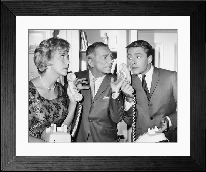 Framed Print : MY FAVORITE MARTIAN, Pamela Britton, Ray Walston, Bill Bixby, Dial M for Martin, (Season 2, aired October 25, 1964), 1963-66 Framed Print : MY FAVORITE MARTIAN, Pamela Britton, Ray Walston, Bill Bixby, Dial M for Martin, (Season 2, aired October 25, 1964), 1963-66