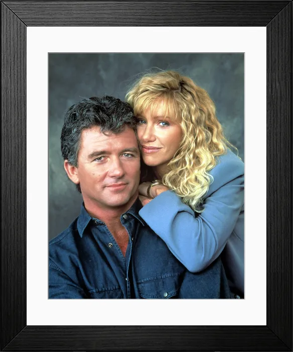 Framed Print : STEP BY STEP, Patrick Duffy, Suzanne Somers, 1991-98