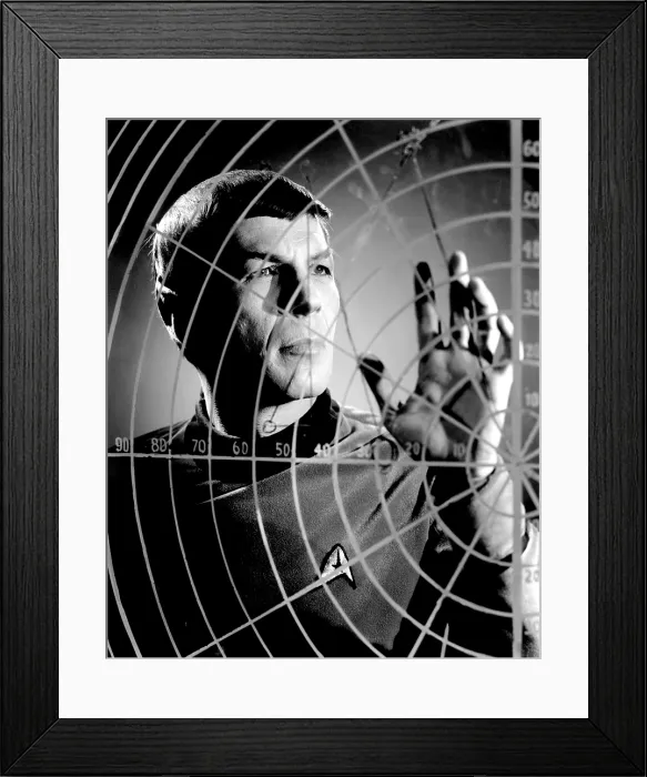 Framed Print : STAR TREK, Leonard Nimoy, 1966-69