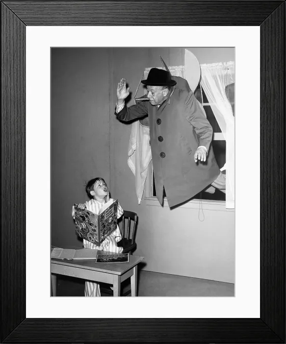 Framed Print : GENERAL ELECTRIC THEATER, Ron Howard, Bert Lahr, ('Mr. O'Malley, Season 8, Episode 14, aired December 20, 1959), 1953-1962