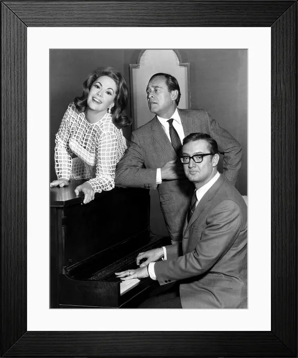Framed Print : THE STEVE ALLEN SHOW, Jane Meadows, Louis Nye, Steve Allen, (Season 2, 1956-1957), 1956-1960