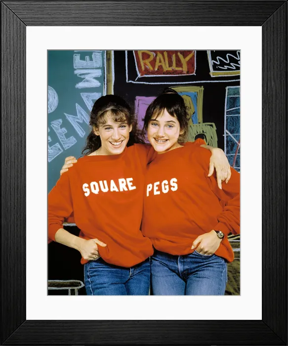 Framed Print : SQUARE PEGS, Sarah Jessica Parker, 1982-83 Framed Print : SQUARE PEGS, Sarah Jessica Parker, 1982-83