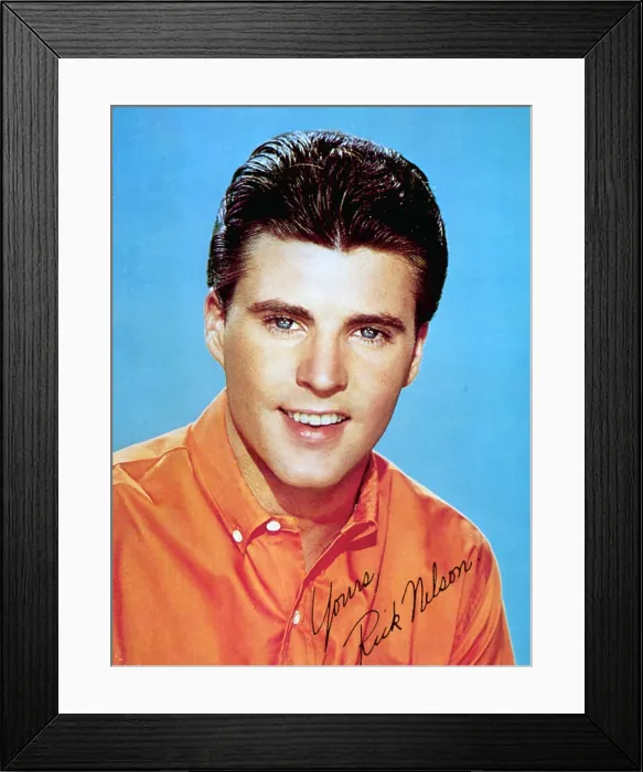 Framed Print : RICKY NELSON, 1962, Adventures of Ozzie and Harriet publicity portrait.' Framed Print : RICKY NELSON, 1962, Adventures of Ozzie and Harriet publicity portrait.'