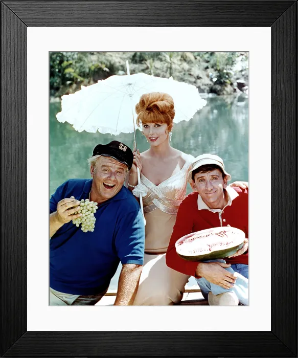 Framed Print : GILLIGAN'S ISLAND, Alan Hale Jr. Tina Louise, Bob Denver, 1964-1967