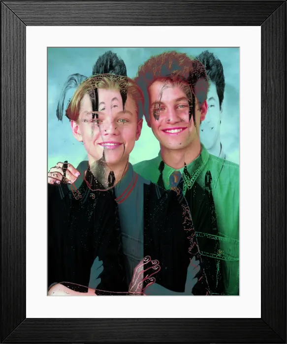 Framed Print : GROWING PAINS, Leonardo DiCaprio, Kirk Cameron, Season 7, 1989-1990