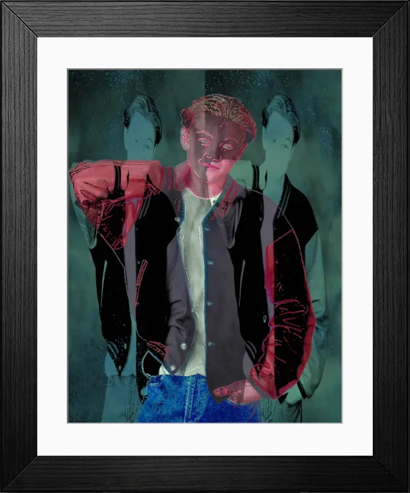 Framed Print : GROWING PAINS, Leonardo DiCaprio, Season 7, 1989-1990