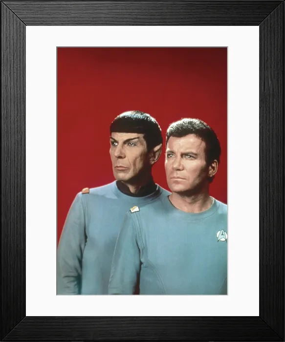 Framed Print : STAR TREK: THE MOTION PICTURE, from left: Leonard Nimoy, William Shatner, 1979 Framed Print : STAR TREK: THE MOTION PICTURE, from left: Leonard Nimoy, William Shatner, 1979