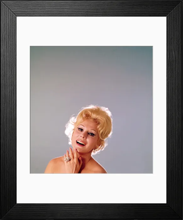 Framed Print : Eva Gabor of GREEN ACRES, and the voice of Duchess in THE ARISTOCATS, 1970