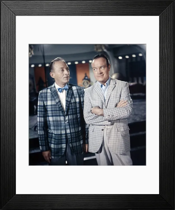 Framed Print : THE ROAD TO HONG KONG, from left: Bing Crosby, Bob Hope, 1962 Framed Print : THE ROAD TO HONG KONG, from left: Bing Crosby, Bob Hope, 1962