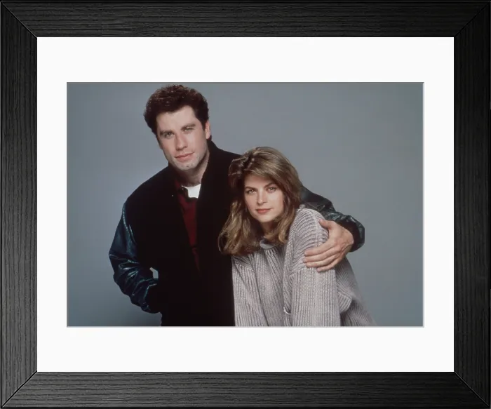 Framed Print : LOOK WHO'S TALKING, from left: John Travolta, Kirstie Alley, 1989 Framed Print : LOOK WHO'S TALKING, from left: John Travolta, Kirstie Alley, 1989