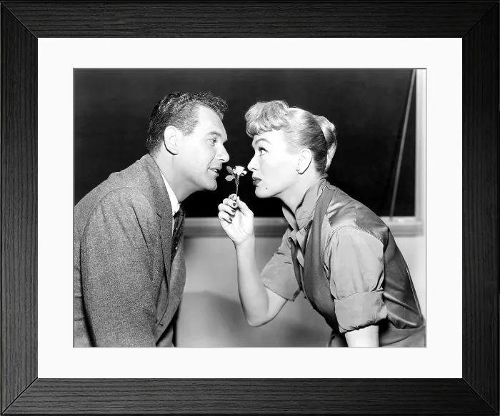 Framed Print : OUR MISS BROOKS, from left, Robert Rockwell, Eve Arden, 1956 Framed Print : OUR MISS BROOKS, from left, Robert Rockwell, Eve Arden, 1956