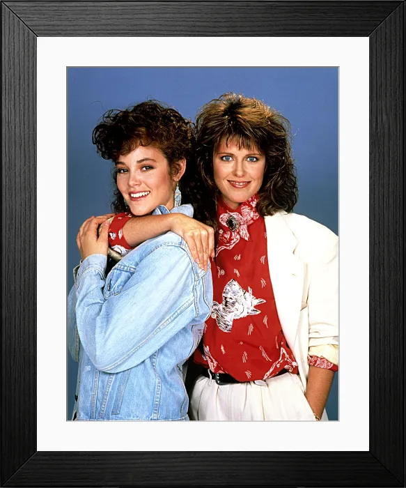 Framed Print : MY SISTER SAM, Rebecca Schaeffer, Pam Dawber, 1986-88