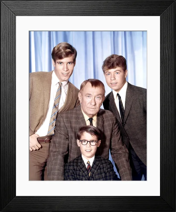 Framed Print : MY THREE SONS, Don Grady, William Dermarest, Barry Livingston (bottom), Stanley Livingston, 1960-72 Framed Print : MY THREE SONS, Don Grady, William Dermarest, Barry Livingston (bottom), Stanley Livingston, 1960-72
