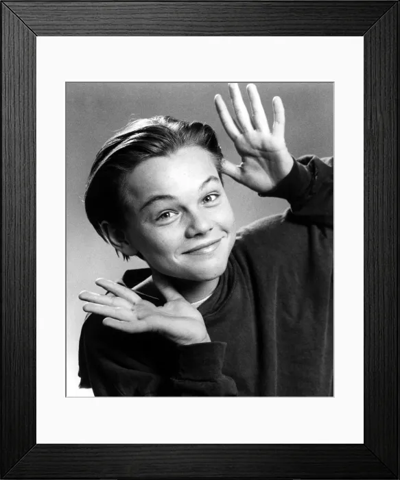 Framed Print : GROWING PAINS, 1985-92, Leonardo Di Caprio, 1991-92
