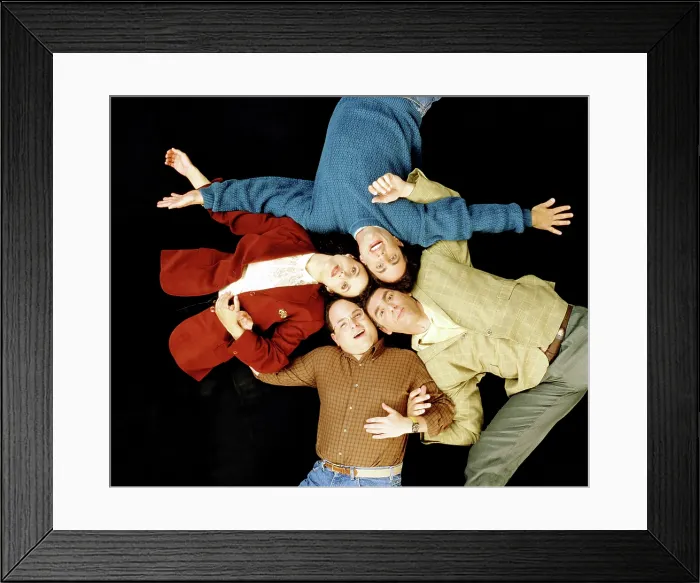 Framed Print : SEINFELD, (clockwise from left), Julia Louis-Dreyfus, Jerry Seinfeld, Michael Richards, Jason Alexander, (season 5), 1990-98 Framed Print : SEINFELD, (clockwise from left), Julia Louis-Dreyfus, Jerry Seinfeld, Michael Richards, Jason Alexander, (season 5), 1990-98