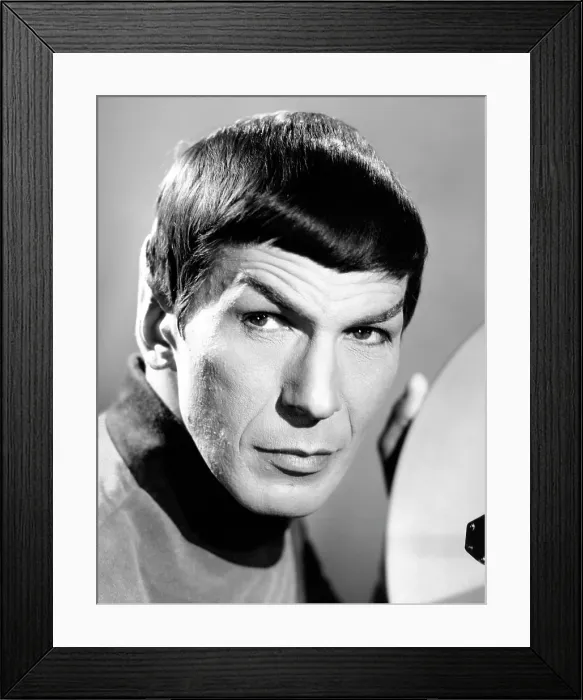 Framed Print : STAR TREK, Leonard Nimoy, 1966-69