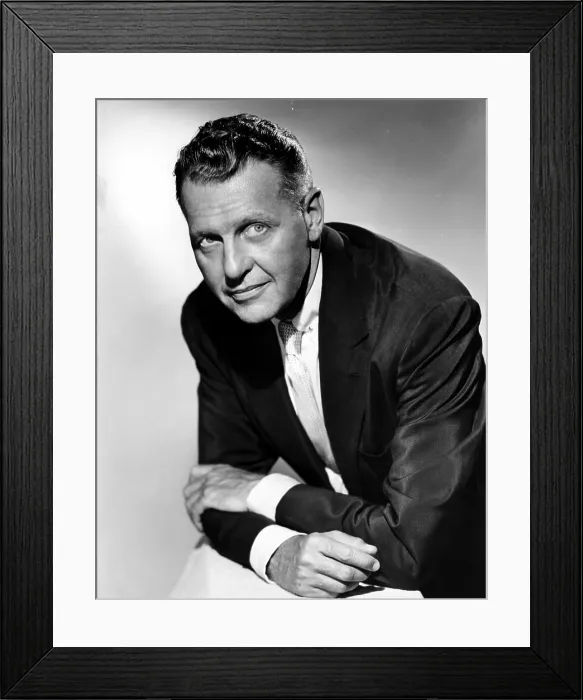 Framed Print : MAN AGAINST CRIME, Ralph Bellamy, 1949-1951