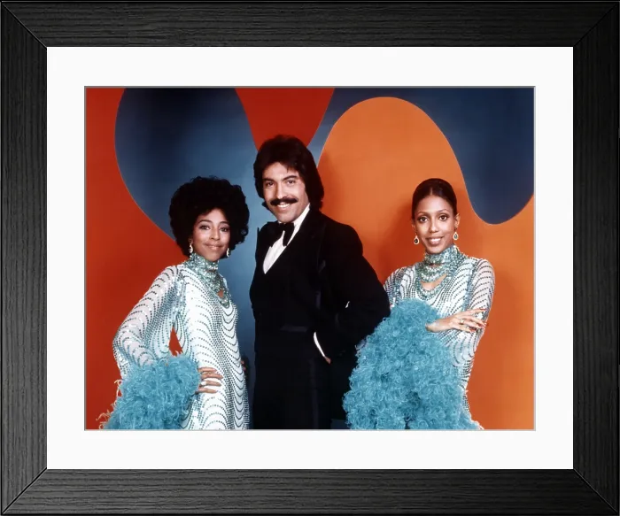 Framed Print : TONY ORLANDO & DAWN, Joyce Vincent Wilson, Tony Orlando, Telma Hopkins, 1974-76