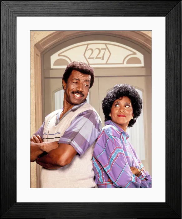 Framed Print : 227, Hal Williams, Marla Gibbs, 1985-90 Framed Print : 227, Hal Williams, Marla Gibbs, 1985-90