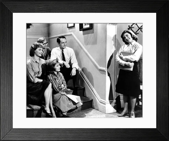Framed Print : PATTY DUKE SHOW, Jean Byron, Paul O'Keefe, Patty Duke, William Schallert, 1963-1966