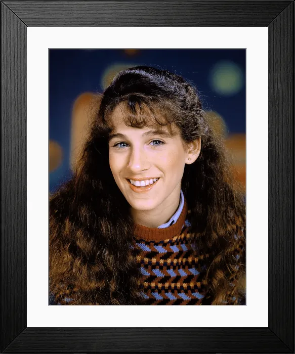 Framed Print : SQUARE PEGS, Sarah Jessica Parker, 1982-83 Framed Print : SQUARE PEGS, Sarah Jessica Parker, 1982-83