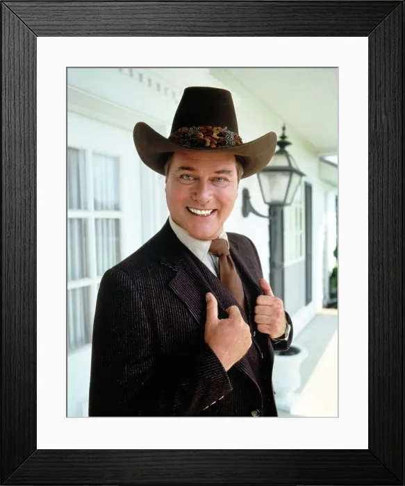 Framed Print : DALLAS, Larry Hagman, 1978-1991