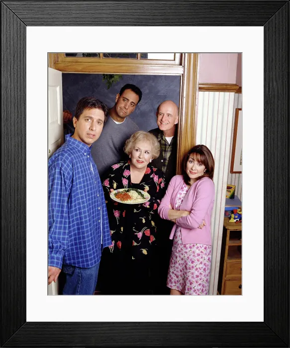 Framed Print : EVERYBODY LOVES RAYMOND, Ray Romano, Brad Garrett, Peter Boyle, Patricia Heaton, Doris Roberts, 1996-2005