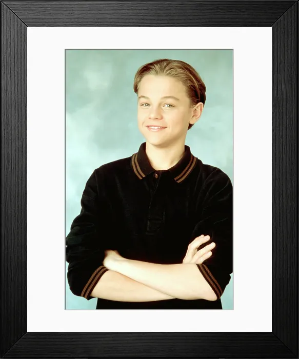 Framed Print : GROWING PAINS, Leonardo DiCaprio, (Season 7), 1989-1990