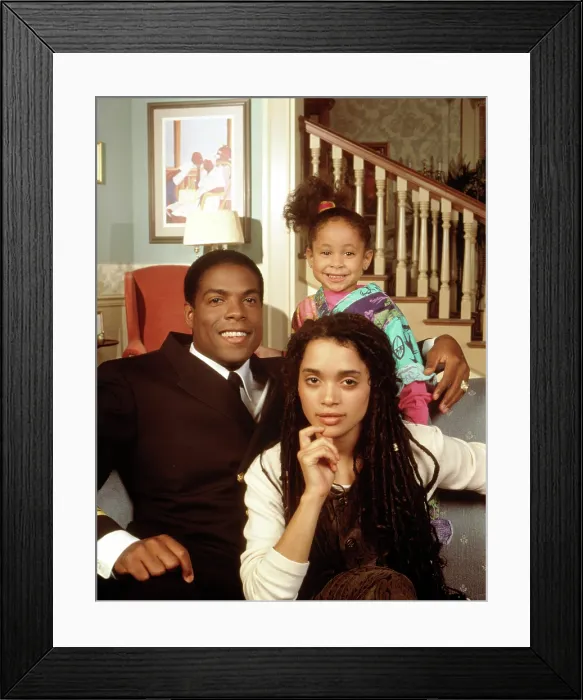 Framed Print : COSBY SHOW, Joseph C. Phillips, Raven-Symone, Lisa Bonet, 1984-92