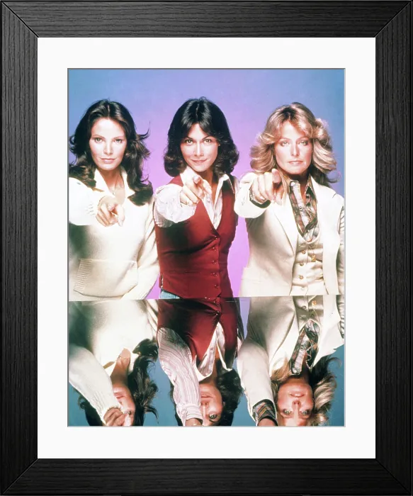 Framed Print : CHARLIE'S ANGELS, Jaclyn Smith, Kate Jackson, Farrah Fawcett, 1976-1981
