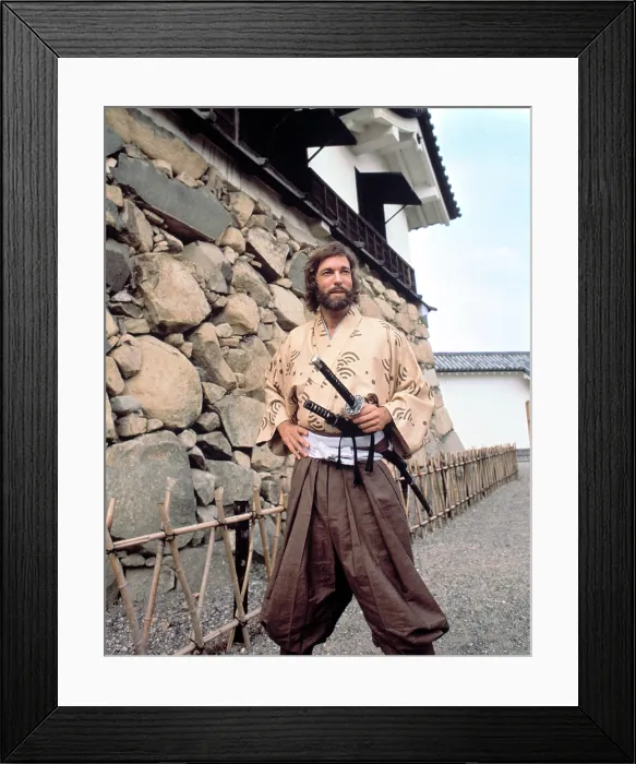 Framed Print : SHOGUN, Richard Chamberlain, 1980 Framed Print : SHOGUN, Richard Chamberlain, 1980