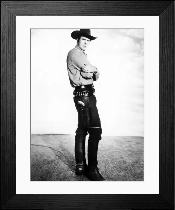 Framed Print : TRACKDOWN, Robert Culp, 1957-59 Framed Print : TRACKDOWN, Robert Culp, 1957-59