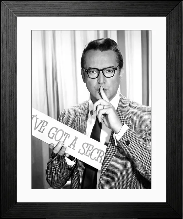 Framed Print : I'VE GOT A SECRET, Steve Allen, 1952-67