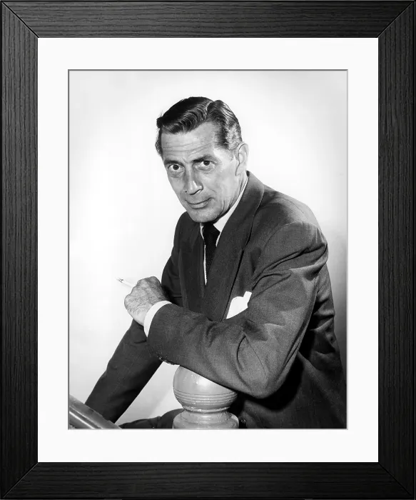 Framed Print : PUBLIC DEFENDER, Reed Hadley, 1954