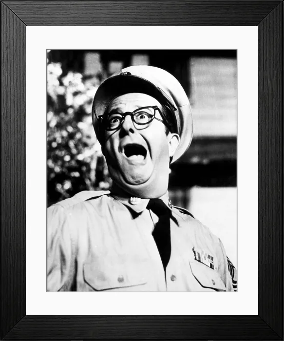 Framed Print : THE PHIL SILVERS SHOW, (aka YOU'LL NEVER GET RICH, aka SGT. BILKO), Phil Silvers, 1955-59
