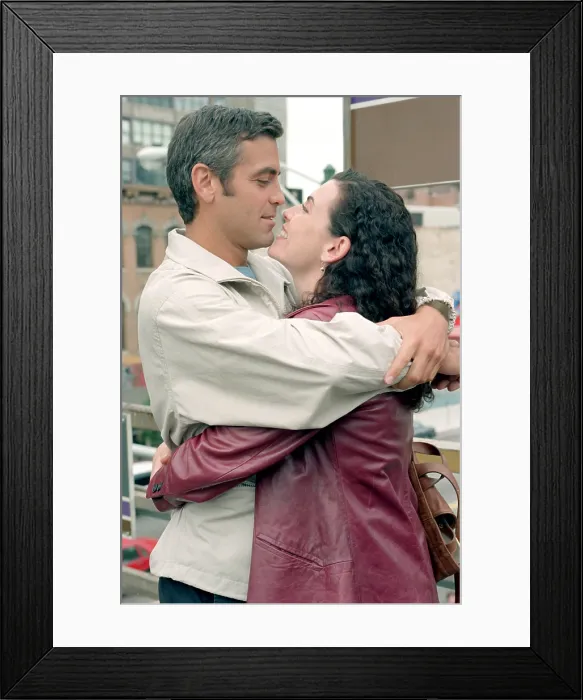 Framed Print : E.R. George Clooney, Julianna Margulies, (Season 4), 1994-2009 Framed Print : E.R. George Clooney, Julianna Margulies, (Season 4), 1994-2009