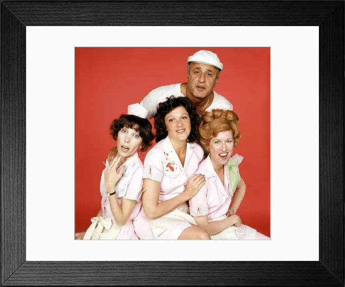 Framed Print : ALICE, Beth Howland, Linda Lavin, Vic Tayback, Polly Holliday, 1976-85