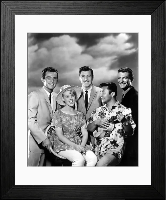 Framed Print : HAWAIIAN EYE, Robert Conrad, Connie Stevens, Anthony Eisley, Poncie Ponce, Grant Williams, 1959-1963 Framed Print : HAWAIIAN EYE, Robert Conrad, Connie Stevens, Anthony Eisley, Poncie Ponce, Grant Williams, 1959-1963