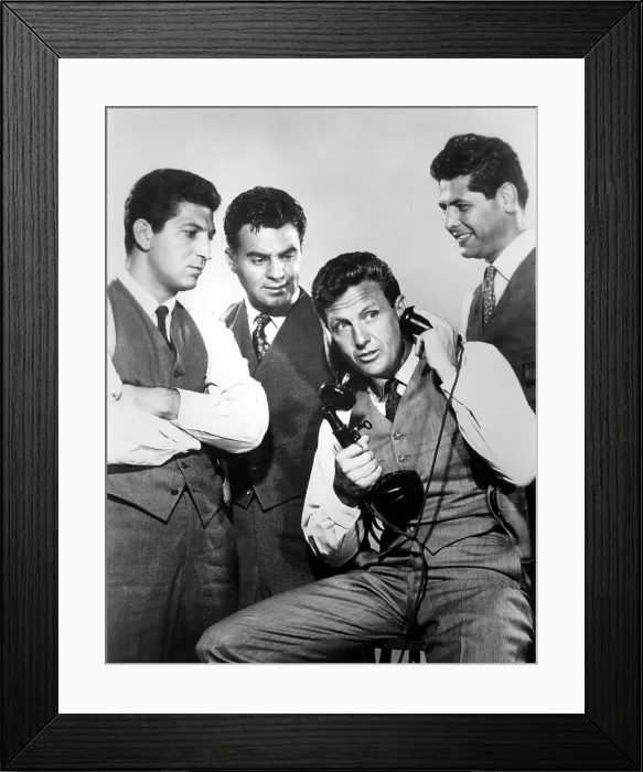 Framed Print : UNTOUCHABLES, Nicholas Georgiade, Paul Picerni, Robert Stack, Abel Fernandez, 1959-63