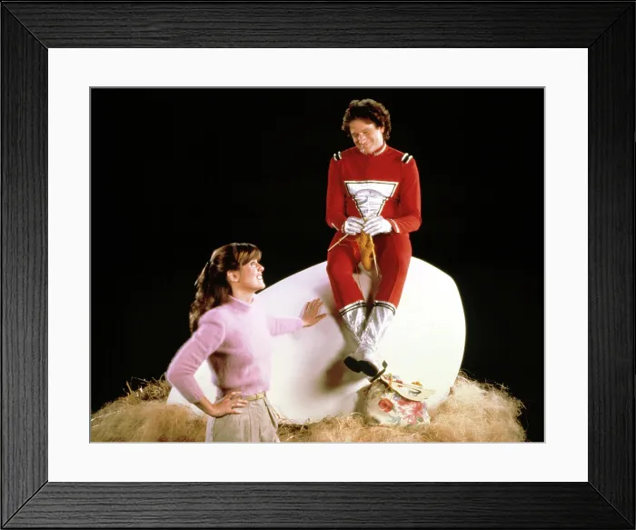 Framed Print : MORK AND MINDY, Pam Dawber, Robin Williams, 1978-82