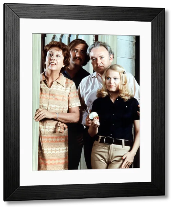 Framed Print : ALL IN THE FAMILY, Jean Stapleton, Rob Reiner, Carroll O'Connor, Sally Struthers, 1971-1983 Framed Print : ALL IN THE FAMILY, Jean Stapleton, Rob Reiner, Carroll O'Connor, Sally Struthers, 1971-1983