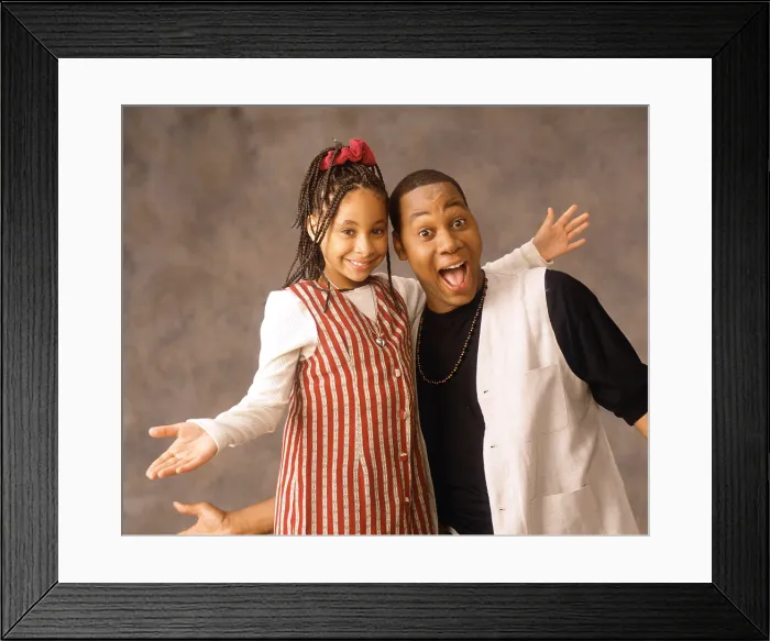 Framed Print : HANGIN WITH MR. COOPER, Raven-Symone, Mark Curry, 1995-Season 4, 1992-97 Framed Print : HANGIN WITH MR. COOPER, Raven-Symone, Mark Curry, 1995-Season 4, 1992-97