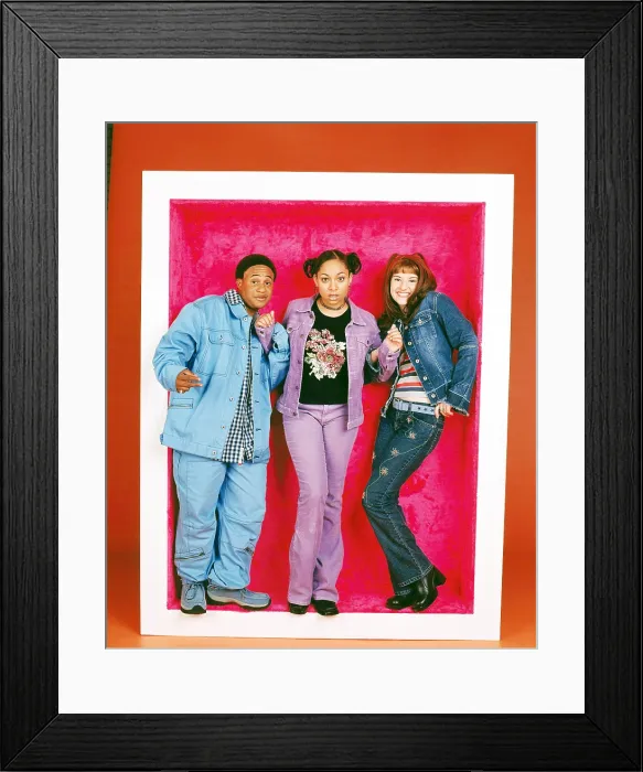 Framed Print : THAT'S SO RAVEN, Orlando Brown, Raven (aka Raven-Symone), Anneliese van der Pol, (Season 1), 2002-07