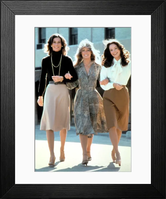 Framed Print : CHARLIE'S ANGELS, Kate Jackson, Farrah Fawcett, Jaclyn Smith, 1976-1981 Framed Print : CHARLIE'S ANGELS, Kate Jackson, Farrah Fawcett, Jaclyn Smith, 1976-1981