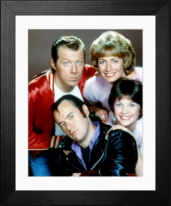Framed Print : LAVERNE AND SHIRLEY, Michael McKean, David L. Lander, Penny Marshall, Cindy Williams, 1976-1983