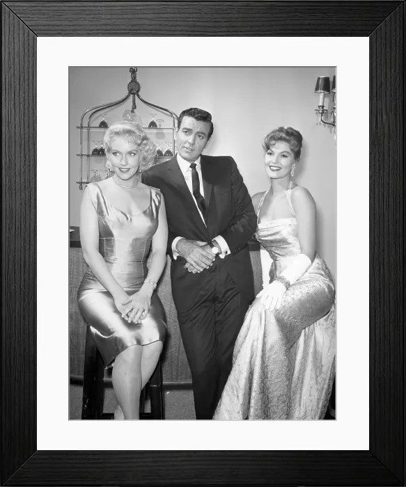 Framed Print : TIGHTROPE, Leigh Snowden, Mike Connors, Claire Kelly, Three To Make Ready (Season 1, aired February 2, 1960), 1959-60