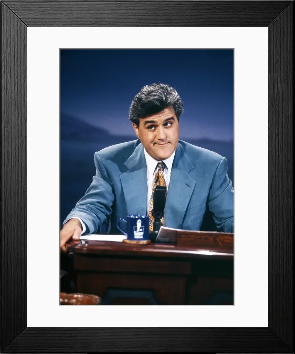 Framed Print : THE TONIGHT SHOW WITH JAY LENO, Jay Leno, 1992-2014