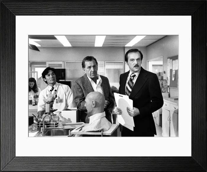 Framed Print : QUINCY M.E. from left: Robert Ito, Jack Klugman, John S. Ragin, 1976-83 Framed Print : QUINCY M.E. from left: Robert Ito, Jack Klugman, John S. Ragin, 1976-83